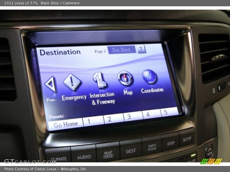 Black Onyx / Cashmere 2011 Lexus LX 570