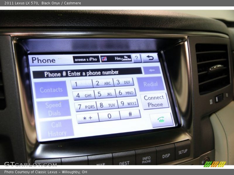 Black Onyx / Cashmere 2011 Lexus LX 570