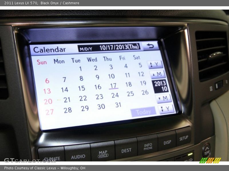 Black Onyx / Cashmere 2011 Lexus LX 570