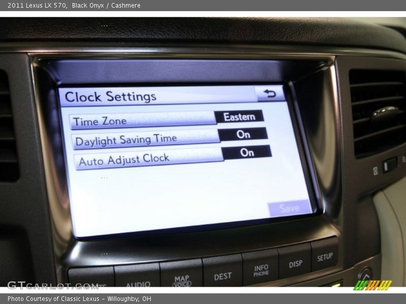 Black Onyx / Cashmere 2011 Lexus LX 570