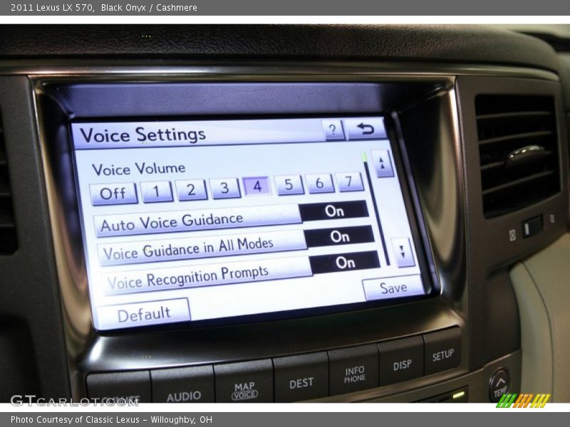 Black Onyx / Cashmere 2011 Lexus LX 570