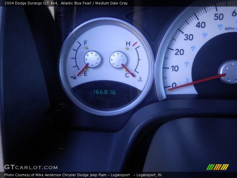 Atlantic Blue Pearl / Medium Slate Gray 2004 Dodge Durango SLT 4x4