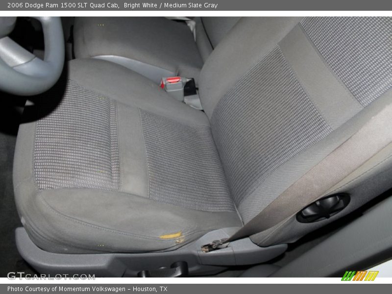 Bright White / Medium Slate Gray 2006 Dodge Ram 1500 SLT Quad Cab