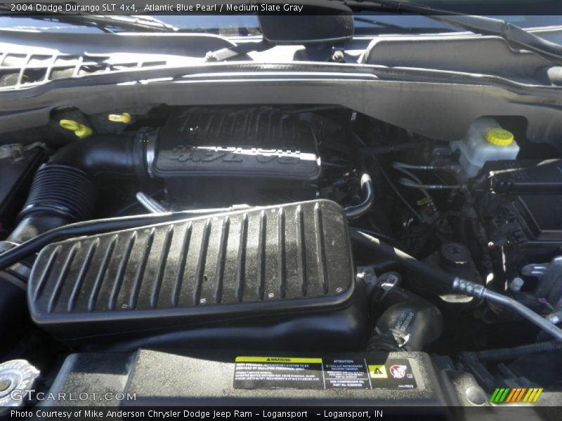 Atlantic Blue Pearl / Medium Slate Gray 2004 Dodge Durango SLT 4x4