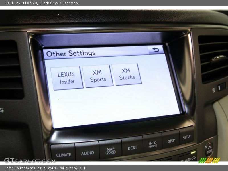 Black Onyx / Cashmere 2011 Lexus LX 570