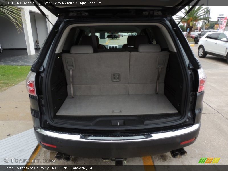 Cyber Gray Metallic / Light Titanium 2011 GMC Acadia SL
