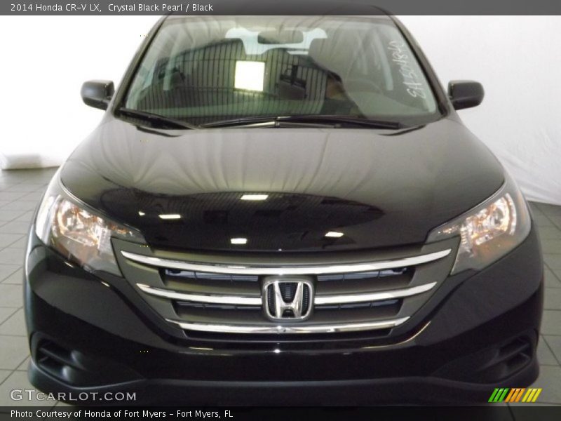 Crystal Black Pearl / Black 2014 Honda CR-V LX