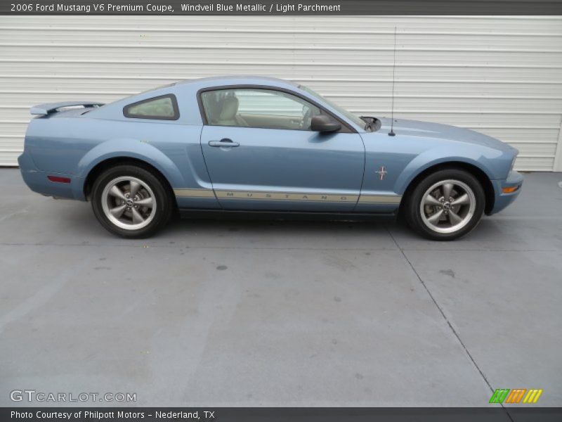 Windveil Blue Metallic / Light Parchment 2006 Ford Mustang V6 Premium Coupe