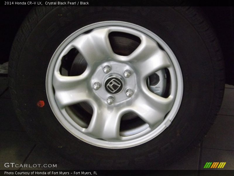Crystal Black Pearl / Black 2014 Honda CR-V LX