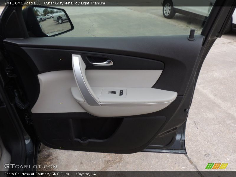 Cyber Gray Metallic / Light Titanium 2011 GMC Acadia SL