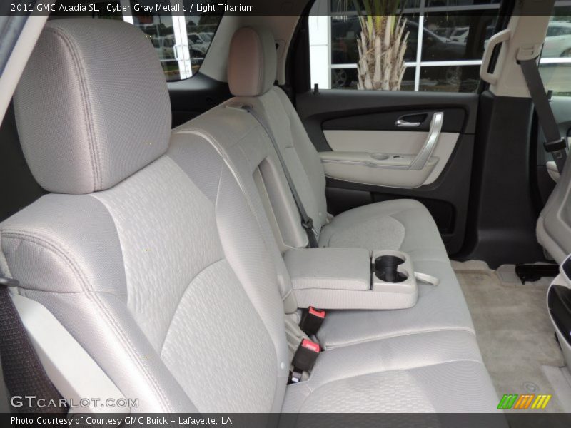 Cyber Gray Metallic / Light Titanium 2011 GMC Acadia SL