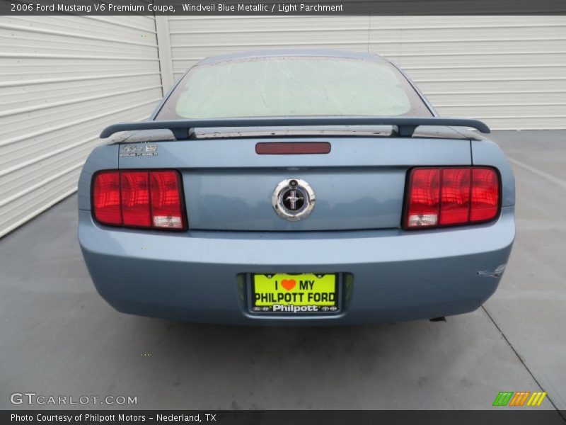 Windveil Blue Metallic / Light Parchment 2006 Ford Mustang V6 Premium Coupe