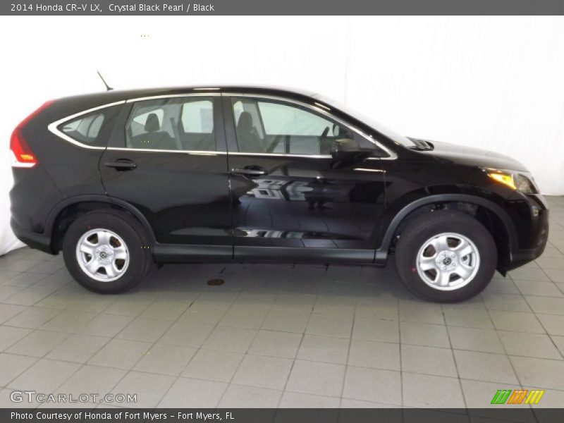Crystal Black Pearl / Black 2014 Honda CR-V LX