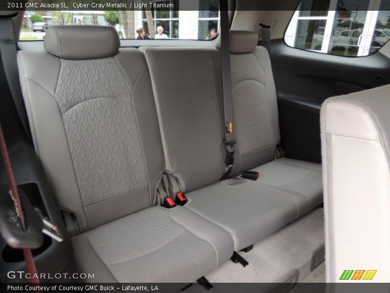 Cyber Gray Metallic / Light Titanium 2011 GMC Acadia SL