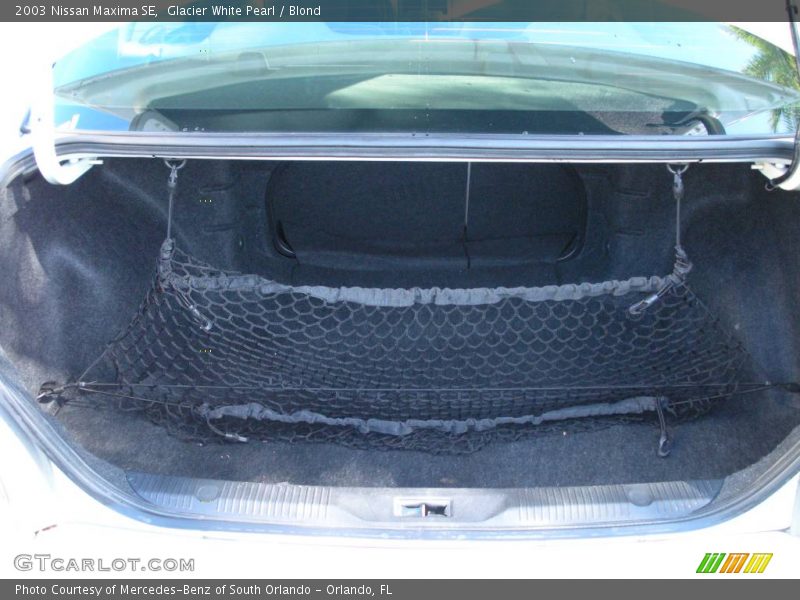 Glacier White Pearl / Blond 2003 Nissan Maxima SE