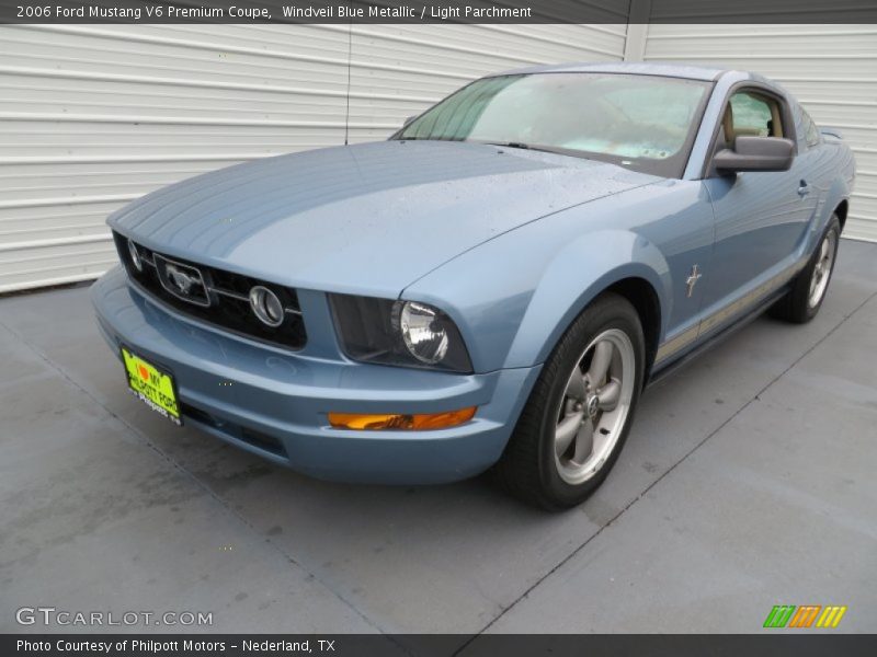 Windveil Blue Metallic / Light Parchment 2006 Ford Mustang V6 Premium Coupe