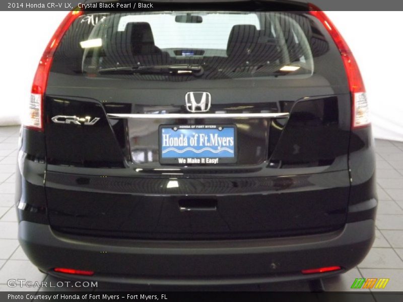 Crystal Black Pearl / Black 2014 Honda CR-V LX