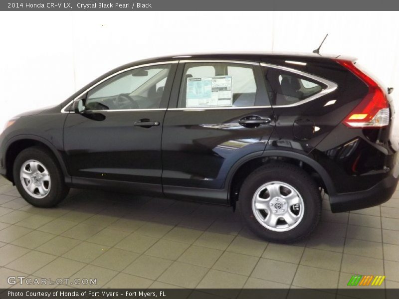 Crystal Black Pearl / Black 2014 Honda CR-V LX