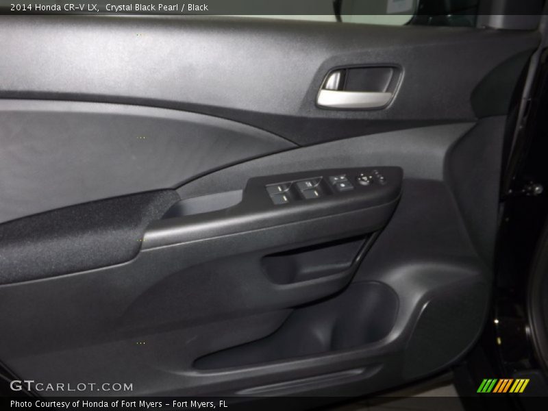 Crystal Black Pearl / Black 2014 Honda CR-V LX