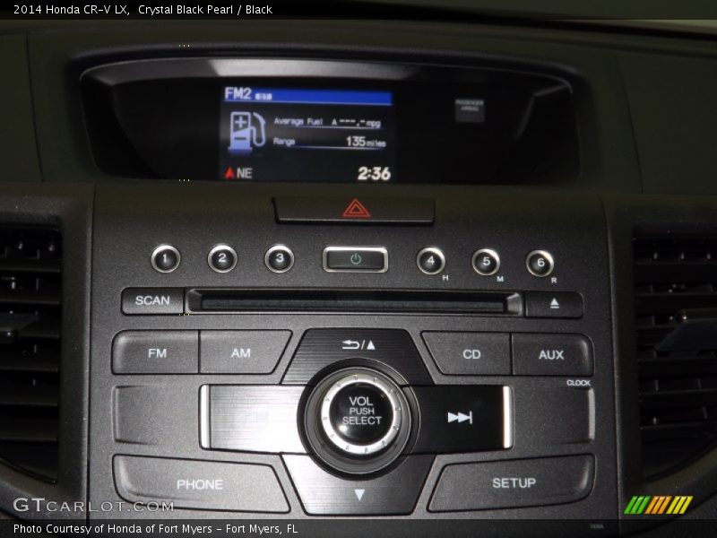 Crystal Black Pearl / Black 2014 Honda CR-V LX