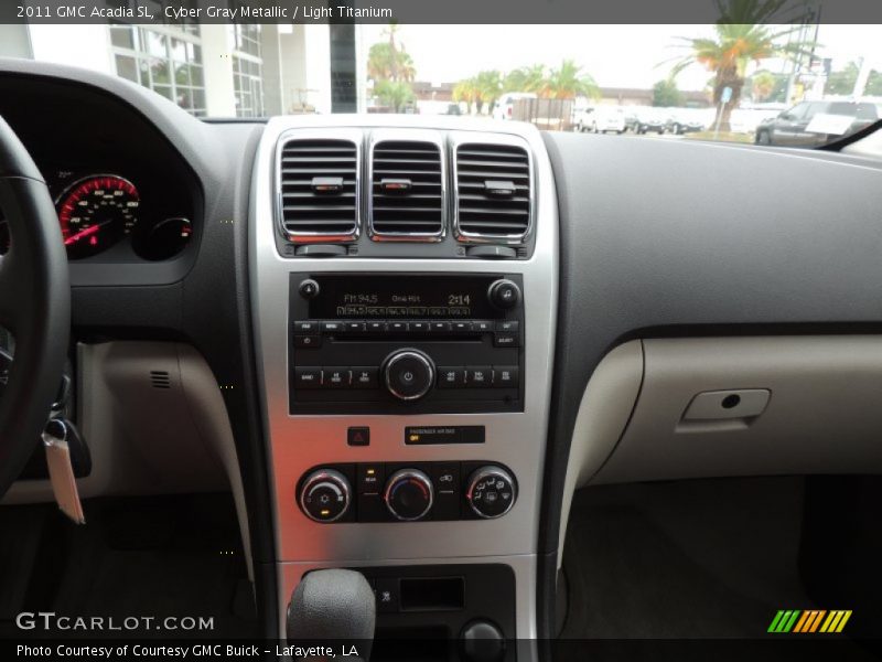 Cyber Gray Metallic / Light Titanium 2011 GMC Acadia SL