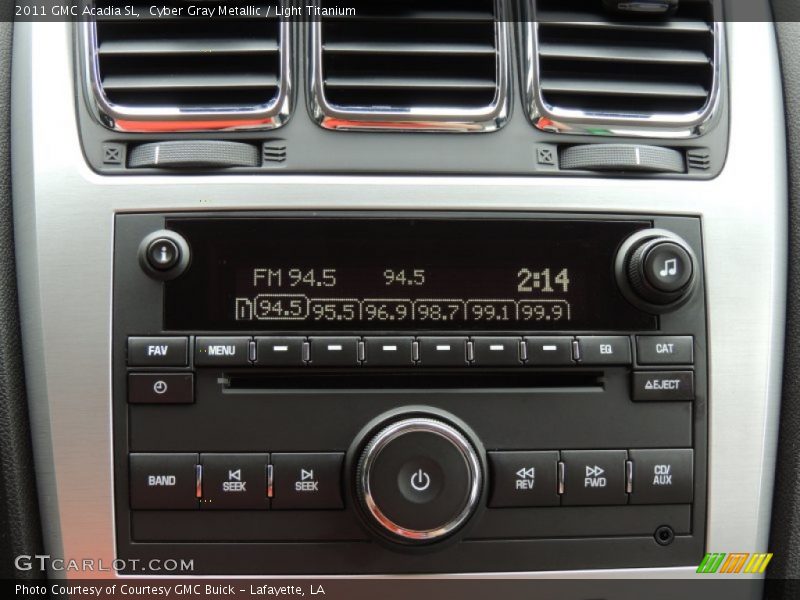 Cyber Gray Metallic / Light Titanium 2011 GMC Acadia SL