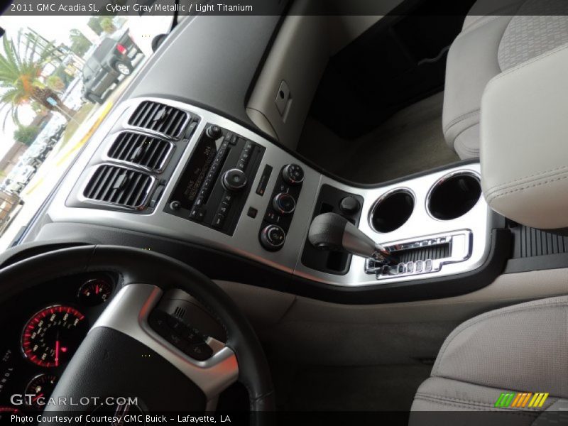Cyber Gray Metallic / Light Titanium 2011 GMC Acadia SL