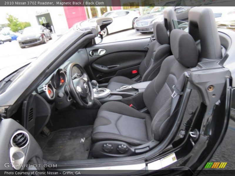 Magnetic Black / Black Cloth 2010 Nissan 370Z Roadster