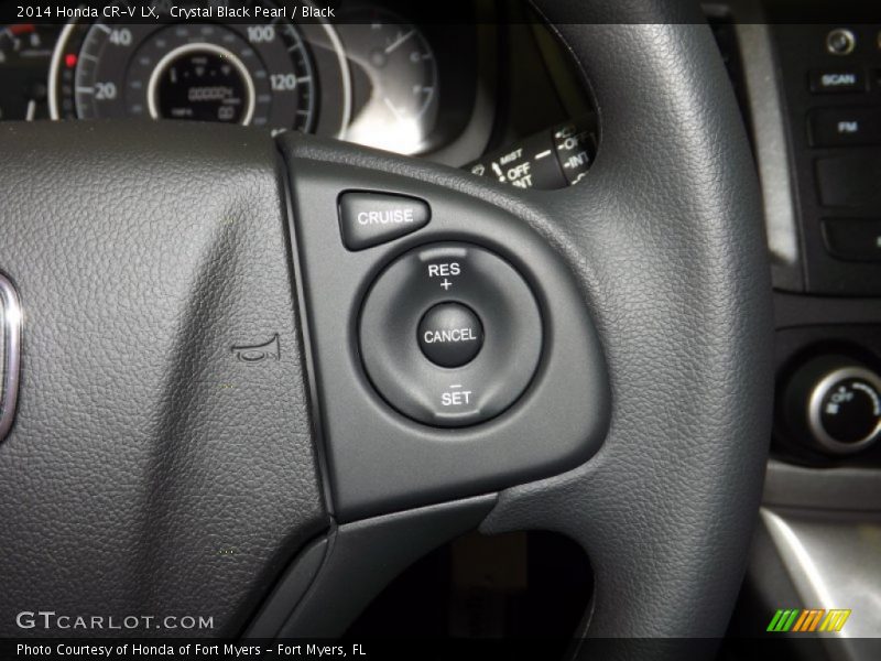 Crystal Black Pearl / Black 2014 Honda CR-V LX