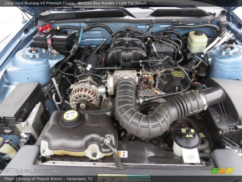 Windveil Blue Metallic / Light Parchment 2006 Ford Mustang V6 Premium Coupe