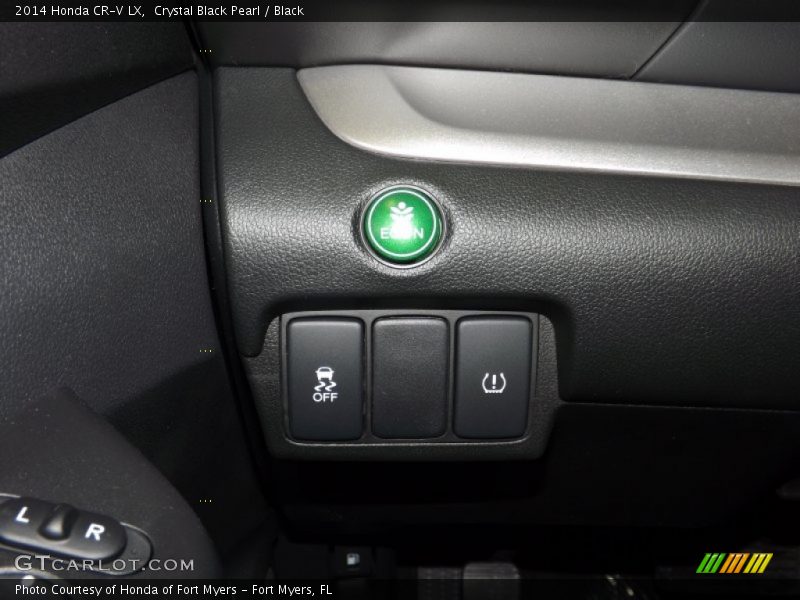 Crystal Black Pearl / Black 2014 Honda CR-V LX