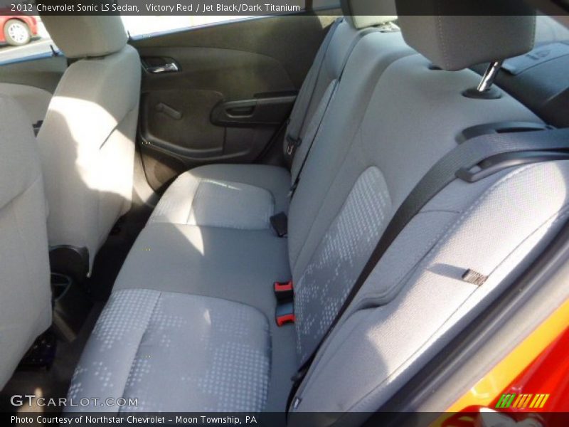 Victory Red / Jet Black/Dark Titanium 2012 Chevrolet Sonic LS Sedan