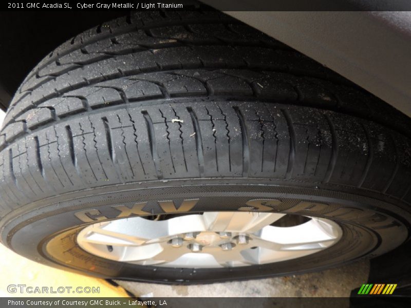Cyber Gray Metallic / Light Titanium 2011 GMC Acadia SL