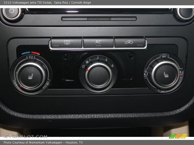 Salsa Red / Cornsilk Beige 2010 Volkswagen Jetta TDI Sedan