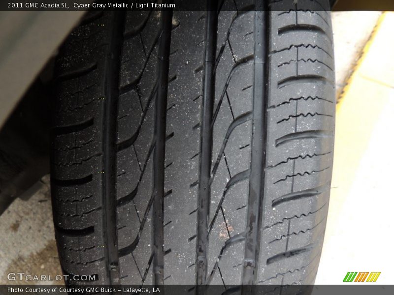 Cyber Gray Metallic / Light Titanium 2011 GMC Acadia SL