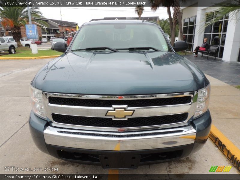 Blue Granite Metallic / Ebony Black 2007 Chevrolet Silverado 1500 LT Crew Cab