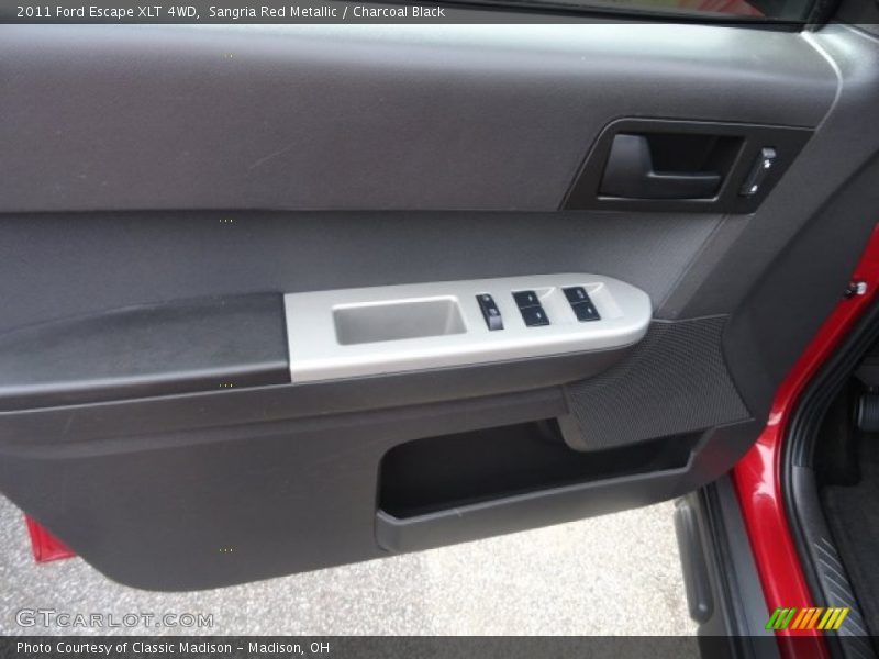 Sangria Red Metallic / Charcoal Black 2011 Ford Escape XLT 4WD