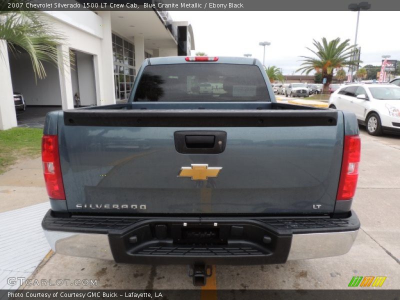 Blue Granite Metallic / Ebony Black 2007 Chevrolet Silverado 1500 LT Crew Cab