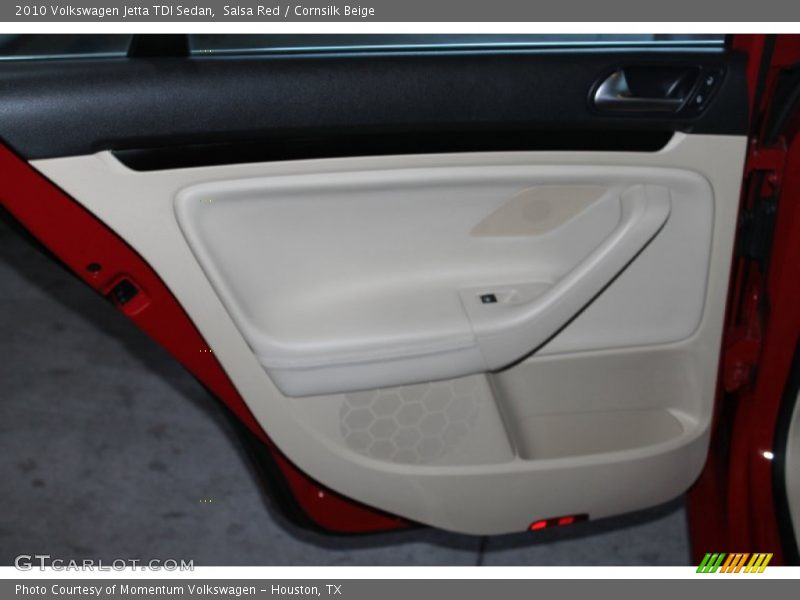 Salsa Red / Cornsilk Beige 2010 Volkswagen Jetta TDI Sedan