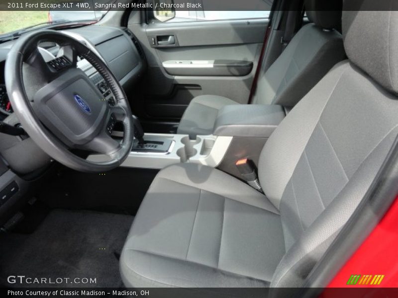 Sangria Red Metallic / Charcoal Black 2011 Ford Escape XLT 4WD