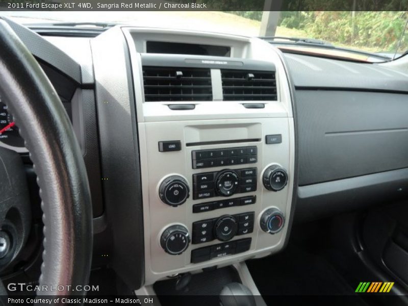 Sangria Red Metallic / Charcoal Black 2011 Ford Escape XLT 4WD