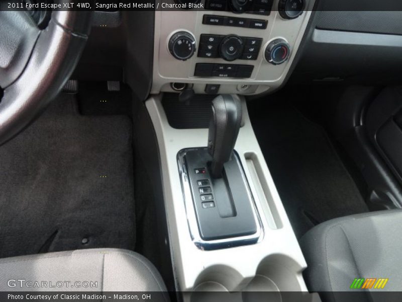 Sangria Red Metallic / Charcoal Black 2011 Ford Escape XLT 4WD