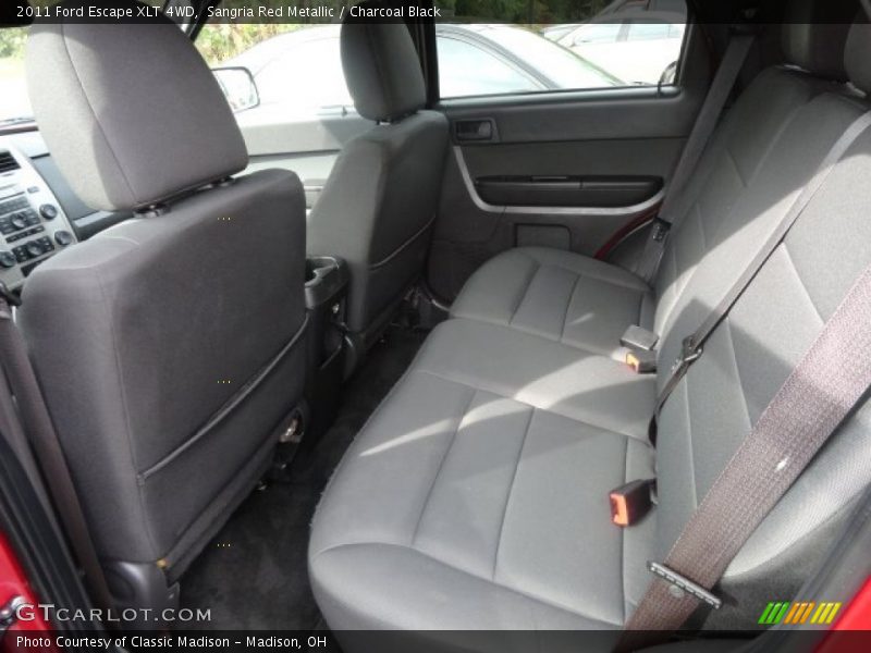 Sangria Red Metallic / Charcoal Black 2011 Ford Escape XLT 4WD