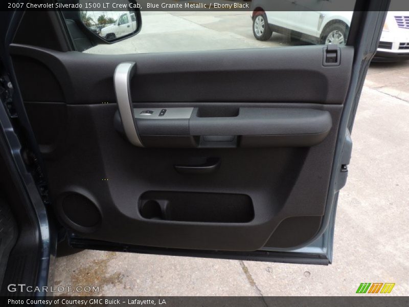 Blue Granite Metallic / Ebony Black 2007 Chevrolet Silverado 1500 LT Crew Cab