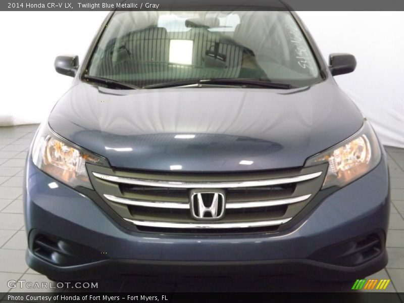 Twilight Blue Metallic / Gray 2014 Honda CR-V LX