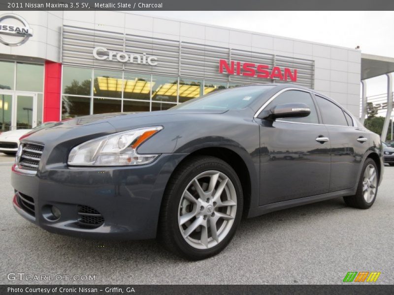 Metallic Slate / Charcoal 2011 Nissan Maxima 3.5 SV