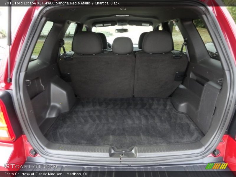 Sangria Red Metallic / Charcoal Black 2011 Ford Escape XLT 4WD