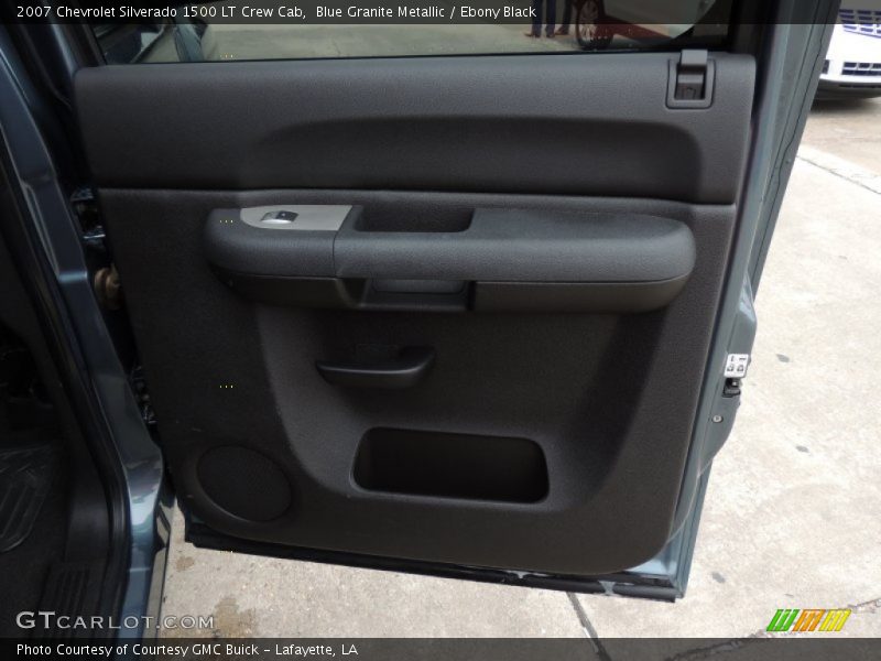 Blue Granite Metallic / Ebony Black 2007 Chevrolet Silverado 1500 LT Crew Cab