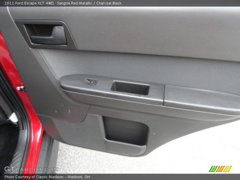 Sangria Red Metallic / Charcoal Black 2011 Ford Escape XLT 4WD