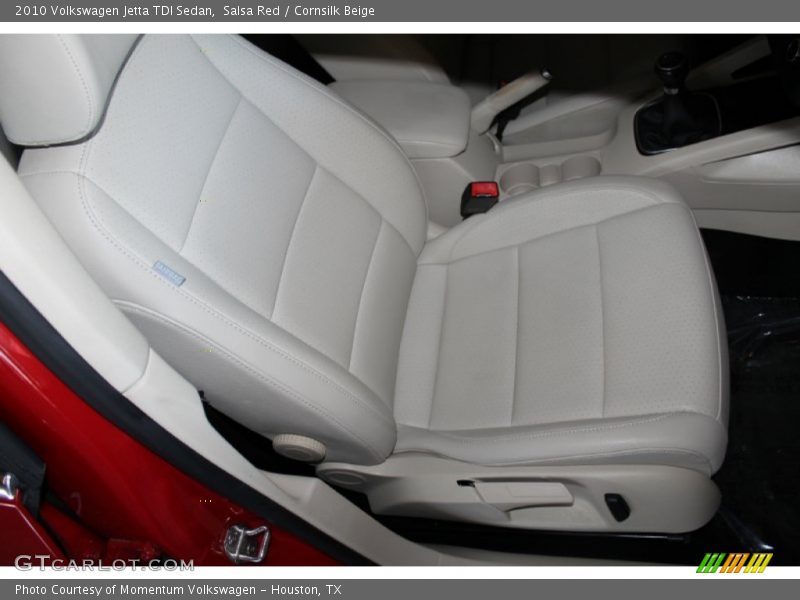 Salsa Red / Cornsilk Beige 2010 Volkswagen Jetta TDI Sedan